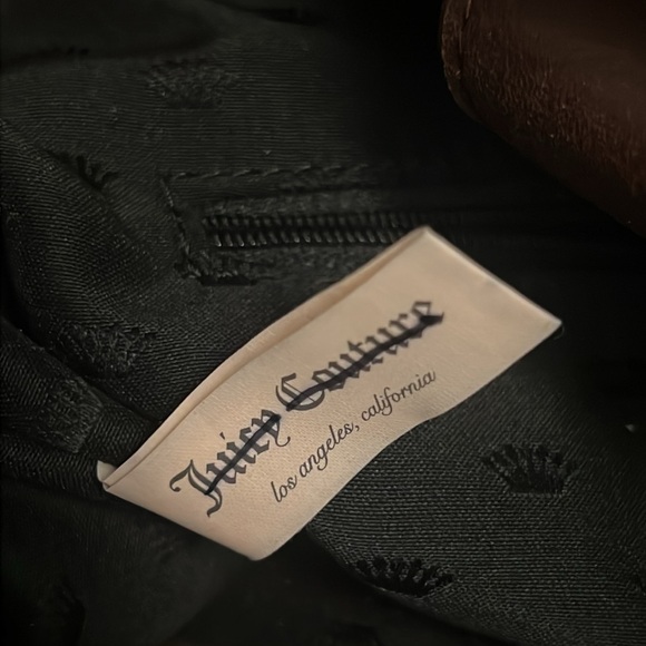 JUICY COUTURE Y2K BROWN BURGUNDY MALIBU DAYDREAMER BAG - Picture 13 of 16